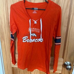 New Without Tags, Women’s Size Medium NFL Denver Broncos Long Sleeve Shirt